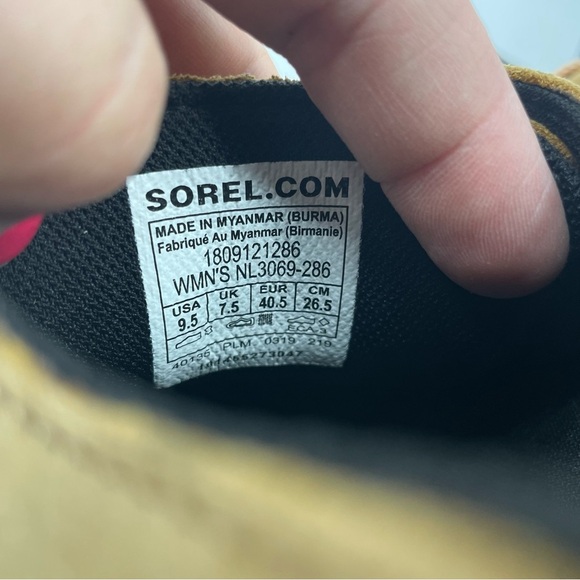 Sorel Womens Out N About Duck Boots Brown Leather NL3069-286 Waterproof 9.5 - Picture 5 of 6